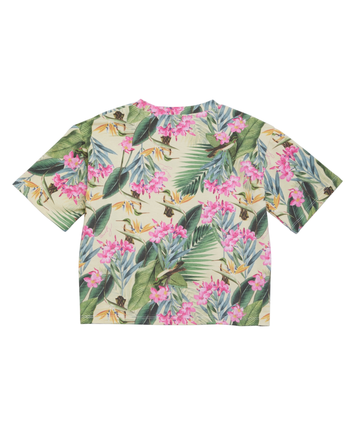 Shop Guess Big Girl Short Sleeve T-shirt In Botanicalprint