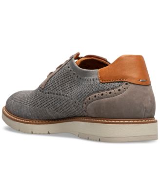 Men's Vibe Lace-Up Knit Wingtip Oxford Shoes
