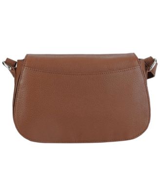 Pebbled Isabella Leather Crossbody Handbag