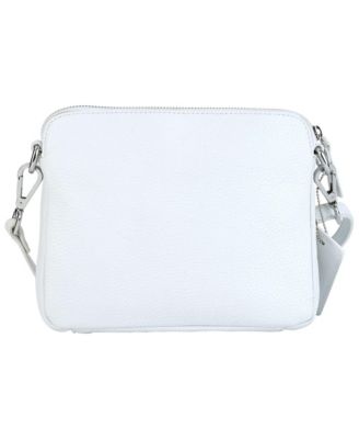 Pebbled Collection Valerie Leather Mini Crossbody Bag