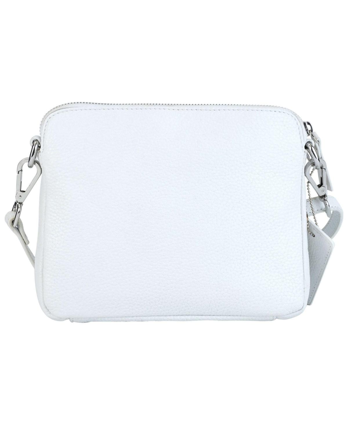 Mancini Pebbled Collection Valerie Leather Mini Crossbody Bag