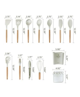 12-Piece Silicone Kitchen Utensils Set