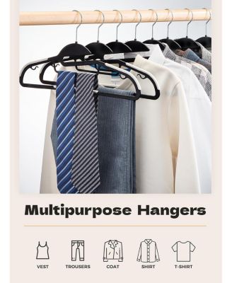 16.3 Inch Heavy Duty 50 Pack Plastic Hangers