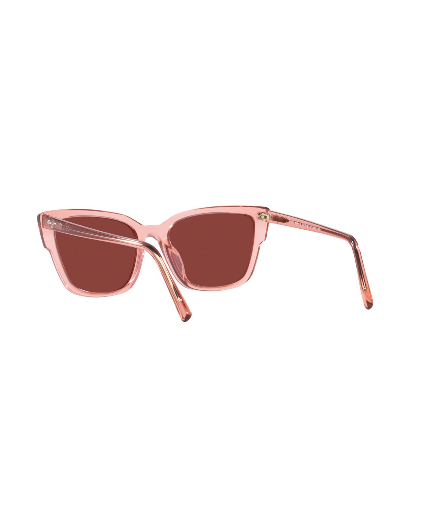 Женские поляризационные солнцезащитные очки Maui Jim Kou, цвет: Розовый блестящий — фото 4