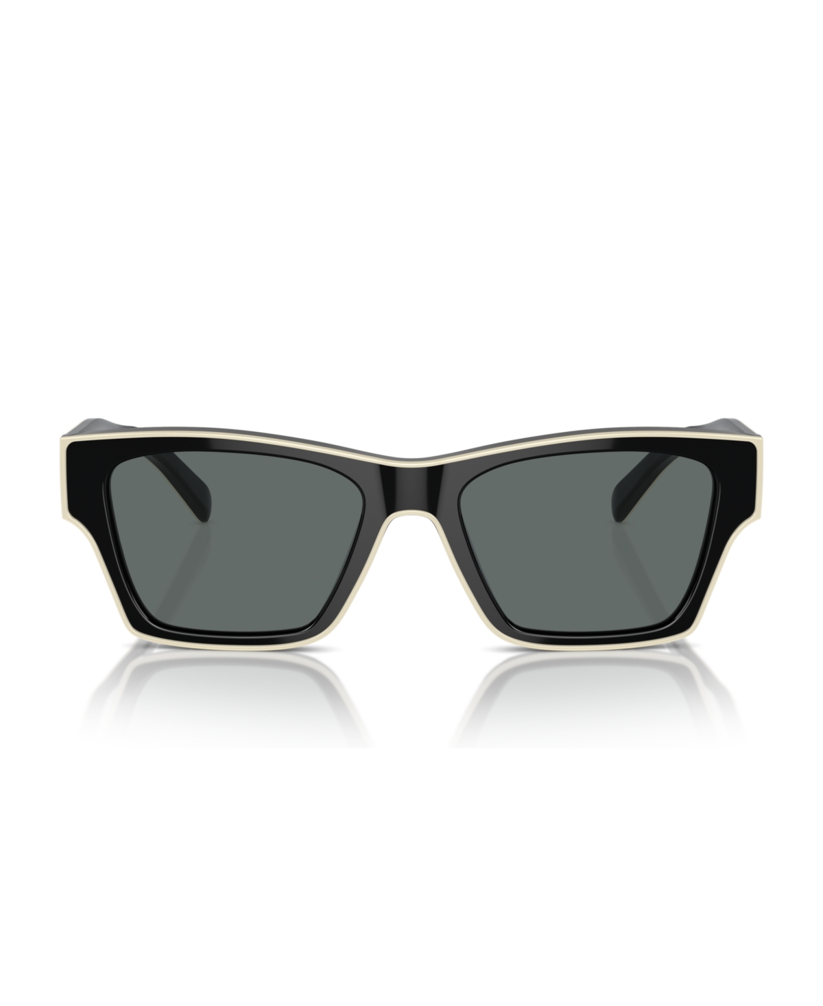 Tory Burch Woman Sunglass Ty7207u In Black,ivory