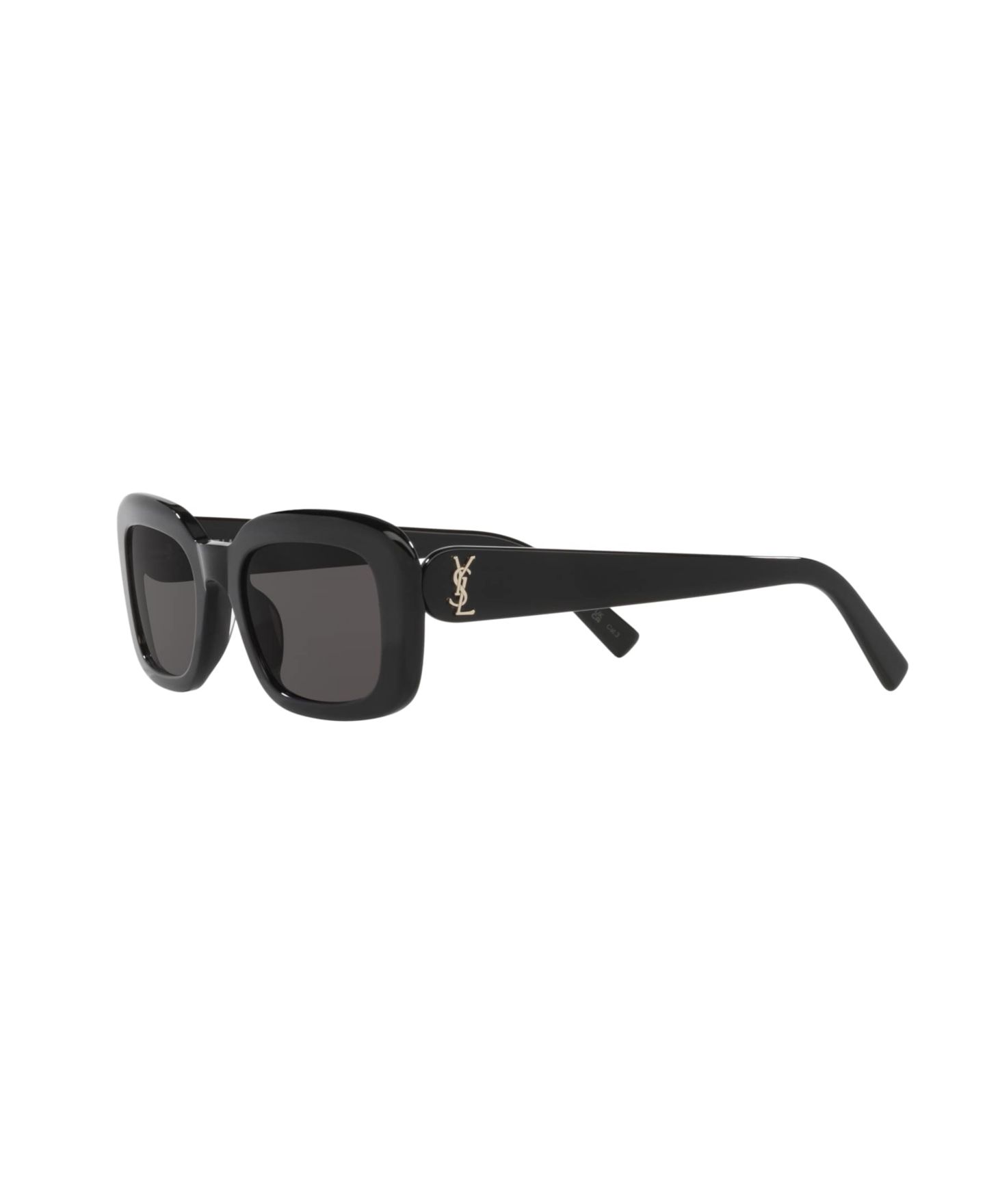 Женские солнцезащитные очки Saint Laurent Sunglasses, Sl M130 Ys000525, цвет: Чёрный — фото 7