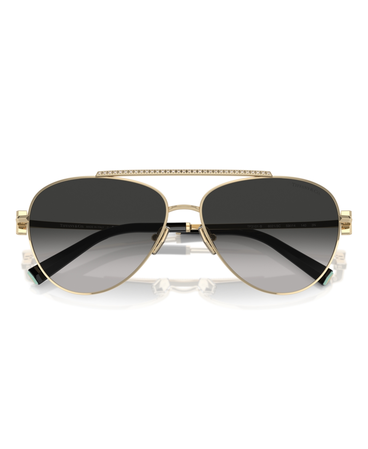 Tiffany & Co . Woman Sunglasses Tf3101b In Pale Gold