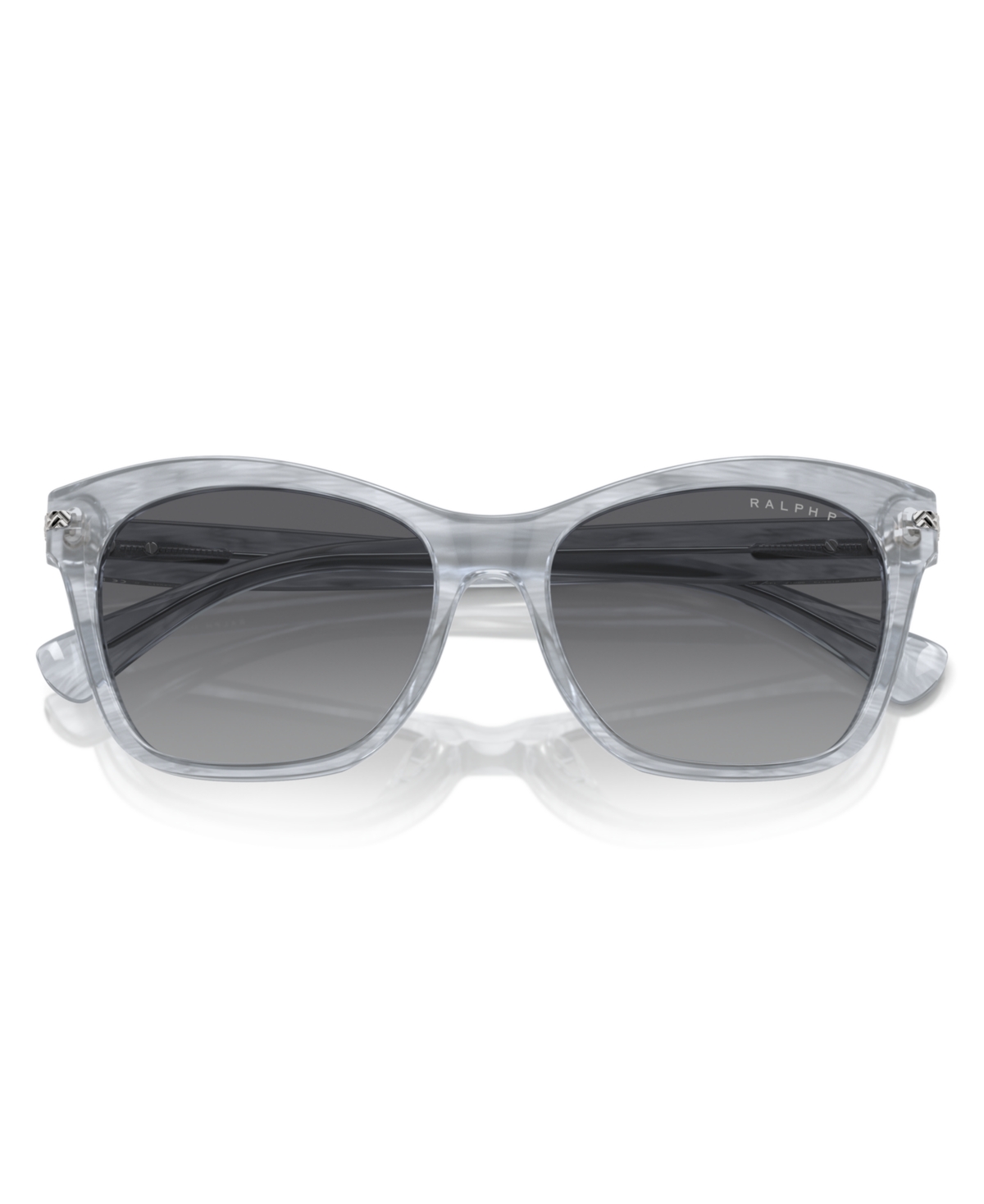 Shop Ralph By Ralph Lauren Women's Polarized Sunglasses, Ra5310u In Striped Gray