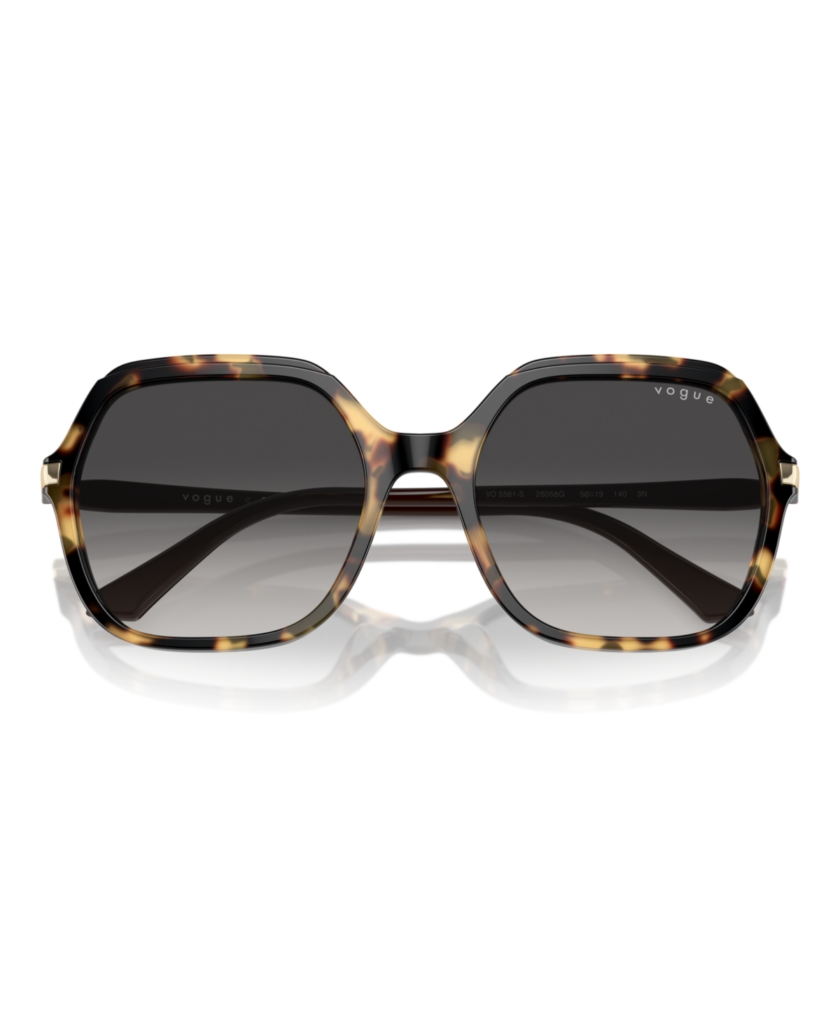 Shop Vogue Women's Sunglasses, Vo5561s In Yellow Tortoise