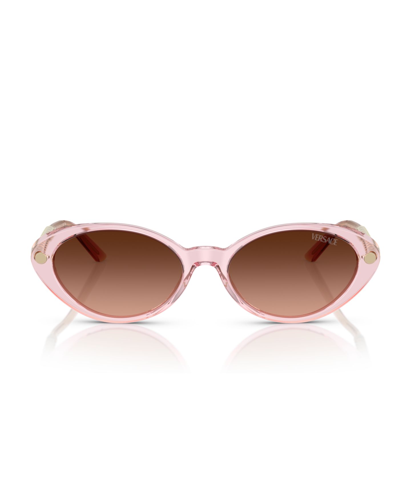 Женские солнцезащитные очки Versace Sunglasses, Ve4469, цвет: Розовый прозрачный — фото 2