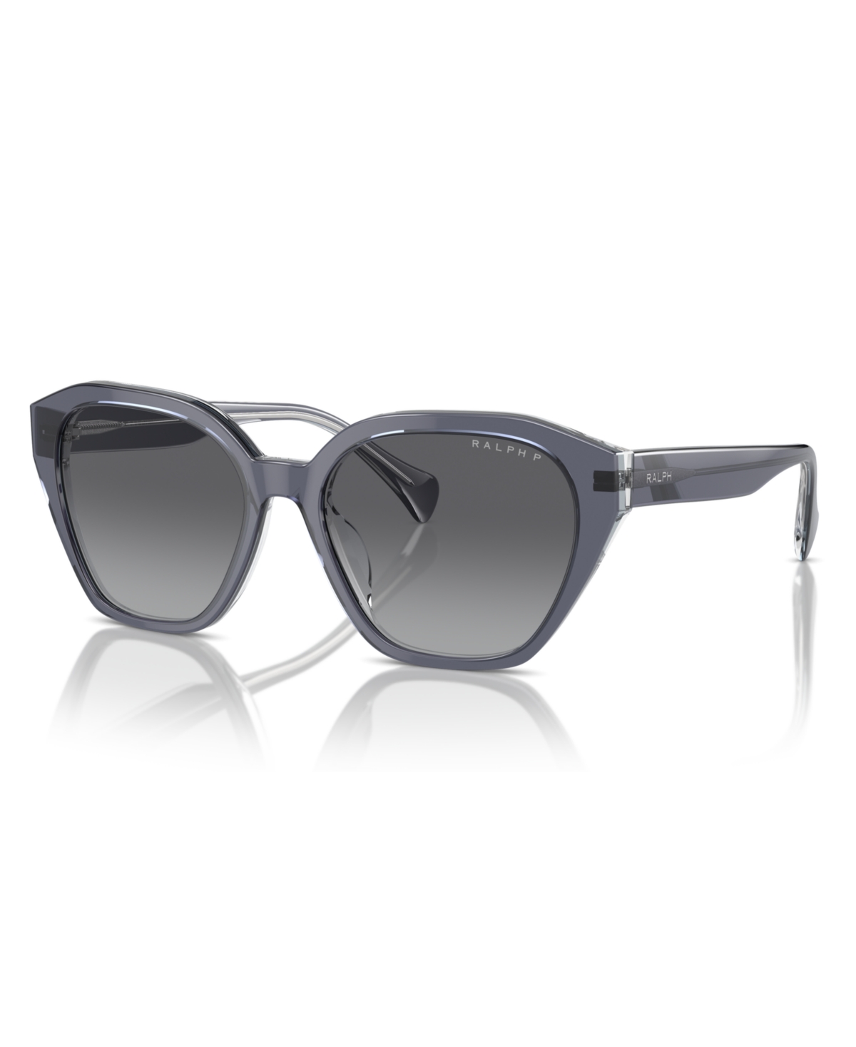 Women's Polarized Sunglasses, Ra5315U - Transparent Gray