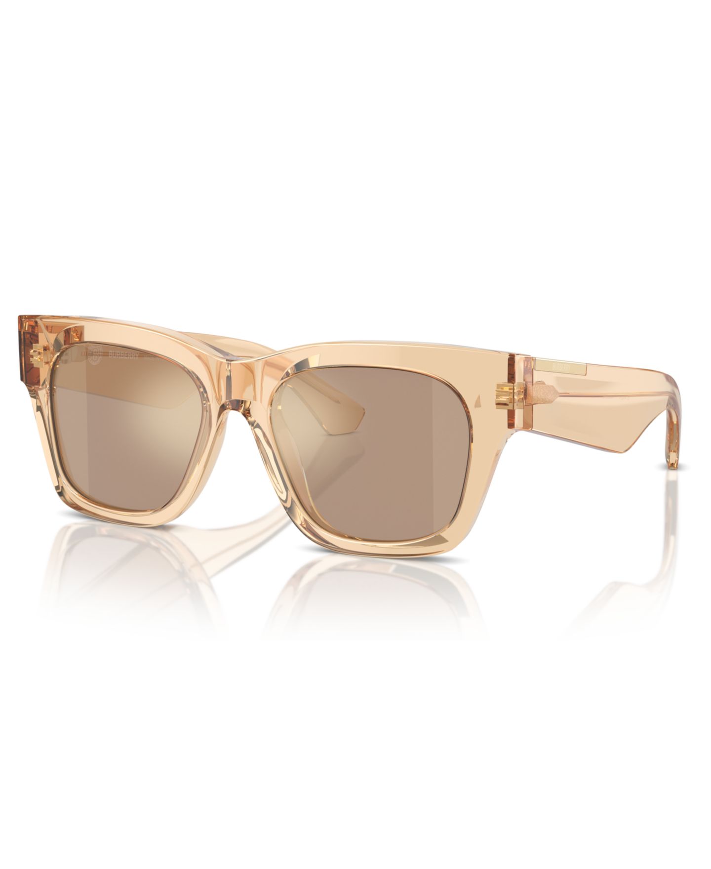 Женские солнцезащитные очки Burberry Square Sunglasses BE4424, цвет: Коричневый — фото 1