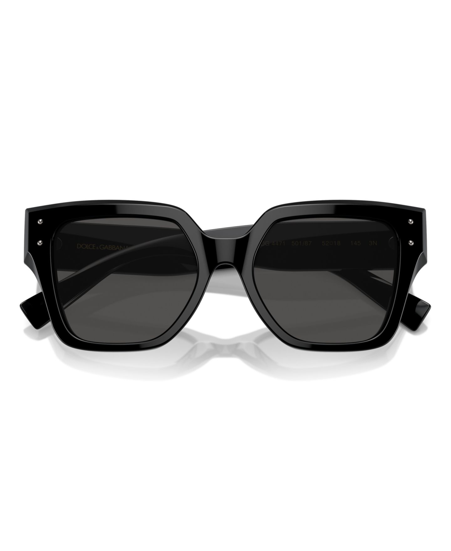 Женские солнцезащитные очки Dolce&Gabbana Sunglasses, DG4471, цвет: Чёрный — фото 5