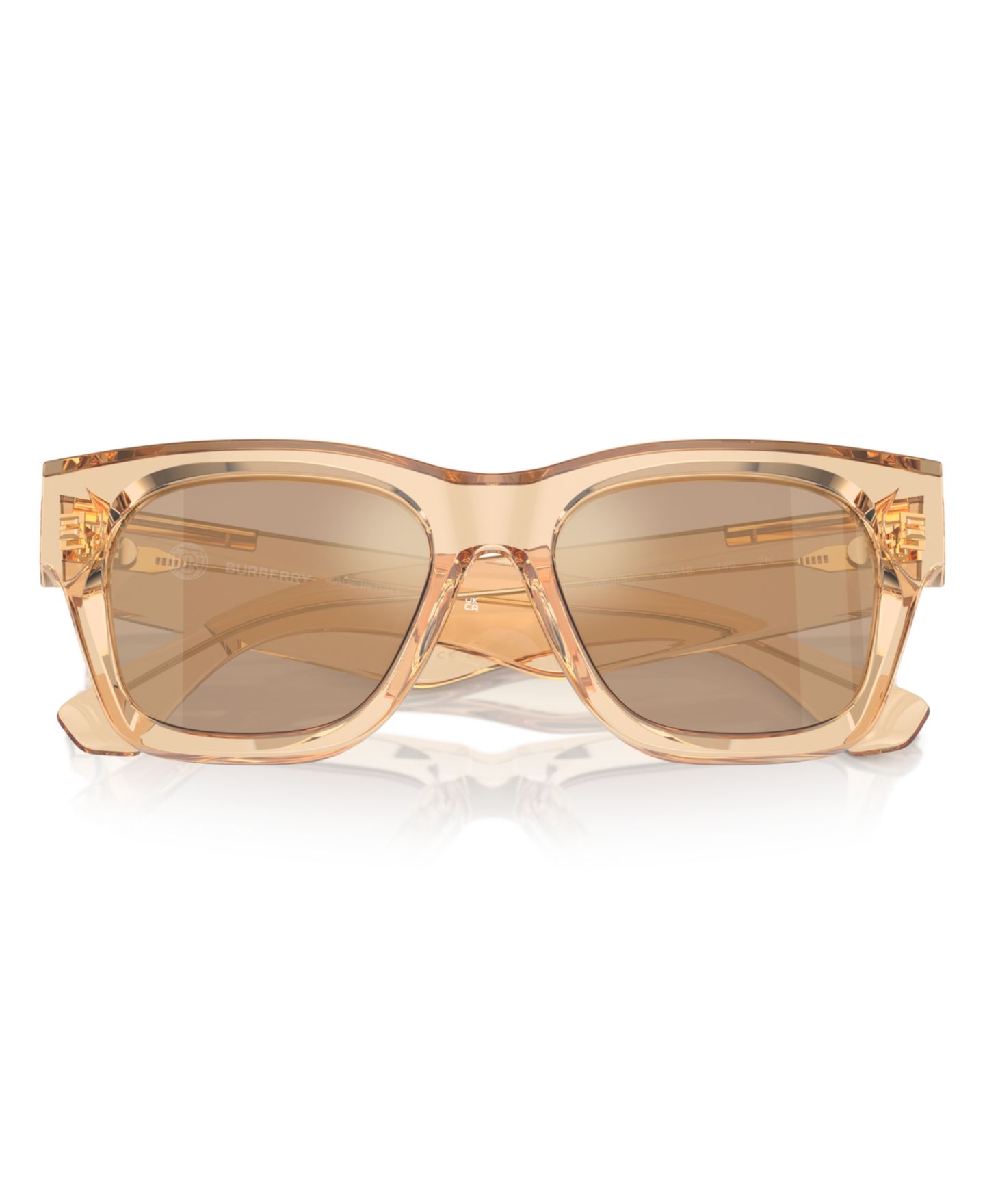 Женские солнцезащитные очки Burberry Square Sunglasses BE4424, цвет: Коричневый — фото 2