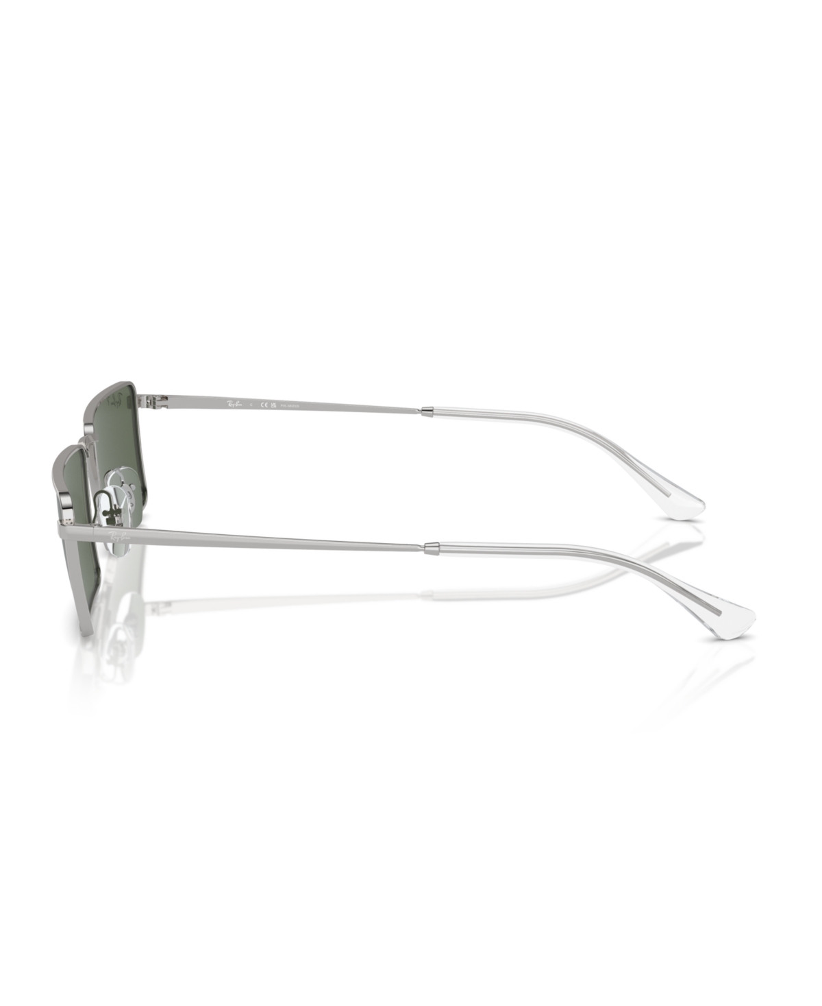 Ray Ban Unisex Polarized Sunglasses, Emy Rb3741 In Silver