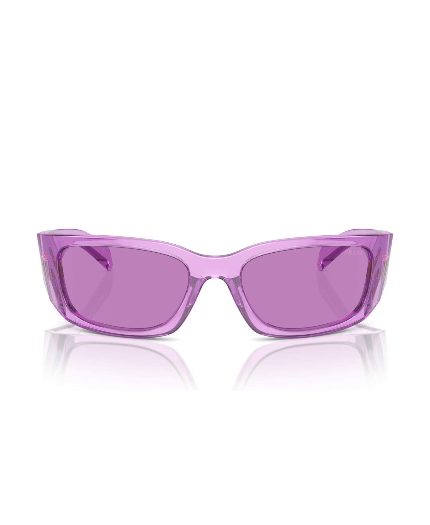 Женские солнцезащитные очки PRADA Symbole Butterfly Sunglasses, PR A14S, цвет: Ягодный — фото 2