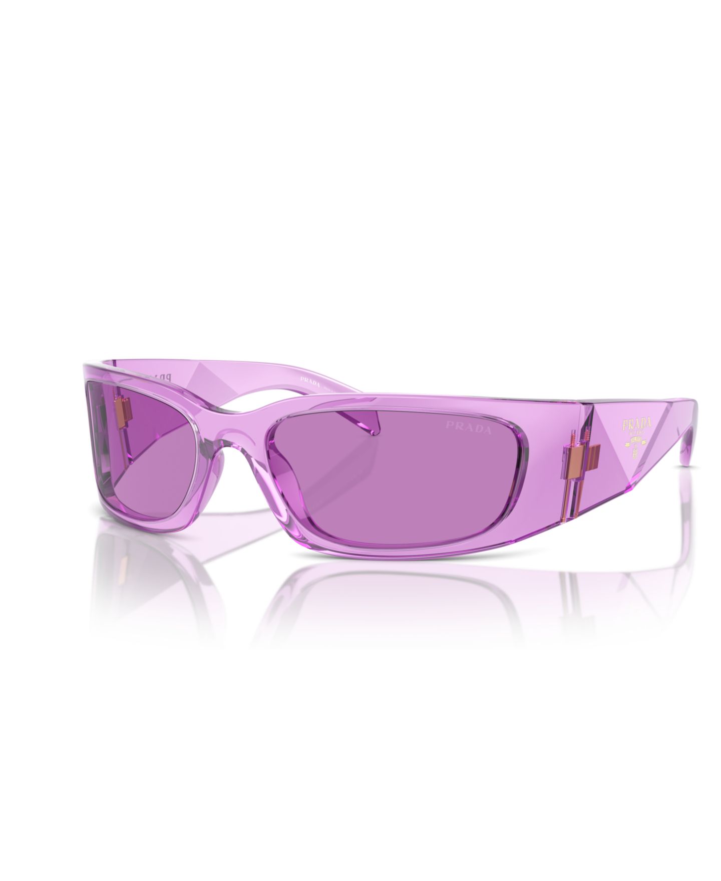 Женские солнцезащитные очки PRADA Symbole Butterfly Sunglasses, PR A14S, цвет: Ягодный — фото 1