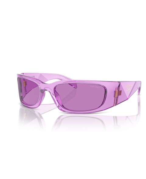 Женские солнцезащитные очки PRADA Symbole Butterfly Sunglasses, PR A14S, цвет: Ягодный