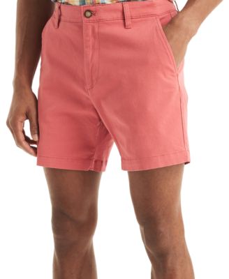 Men's Classic-Fit Stretch Flat-Front 6 Chino Deck Shorts