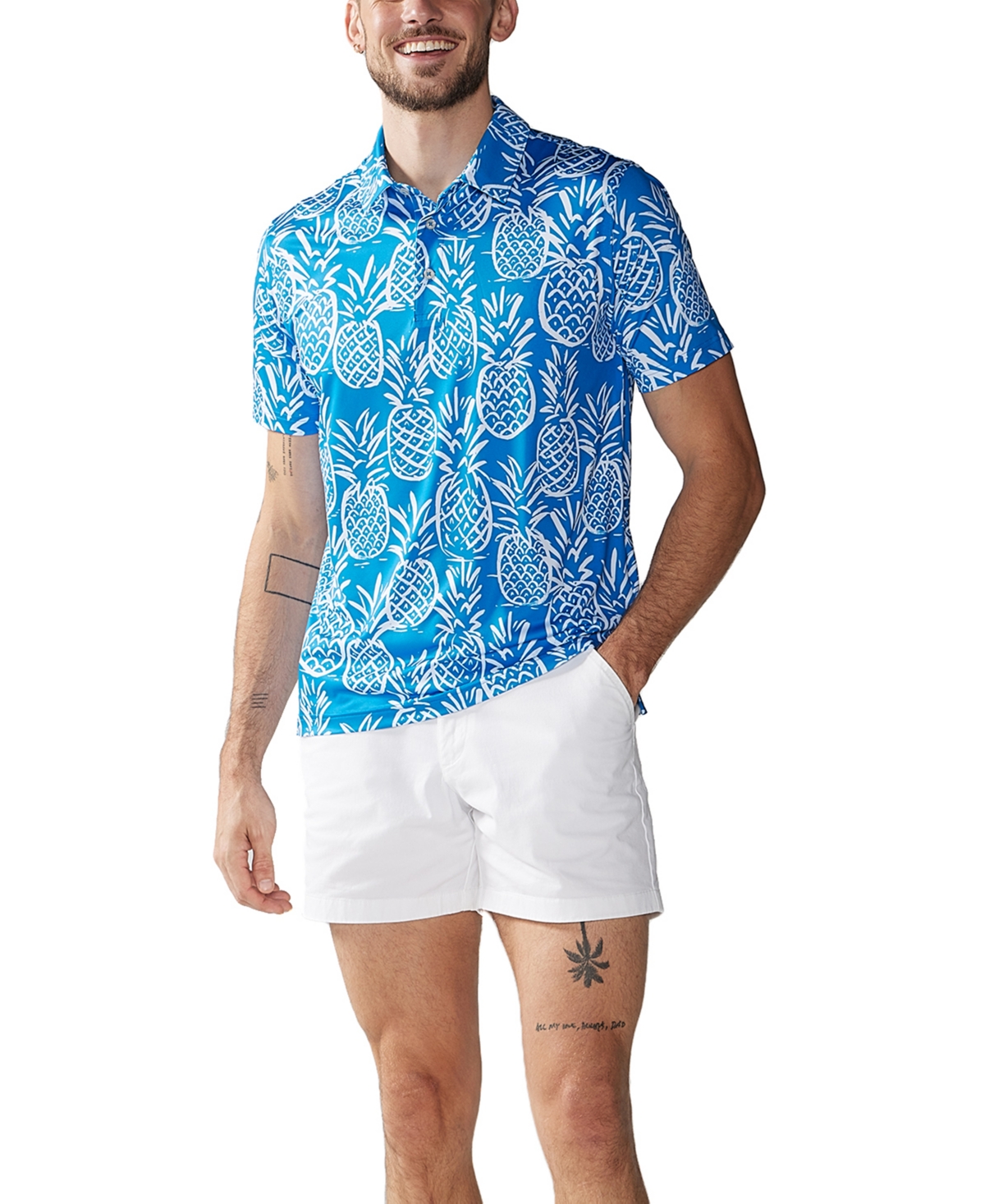 Chubbies Men's The Thigh Napple Performance Polo 2.0