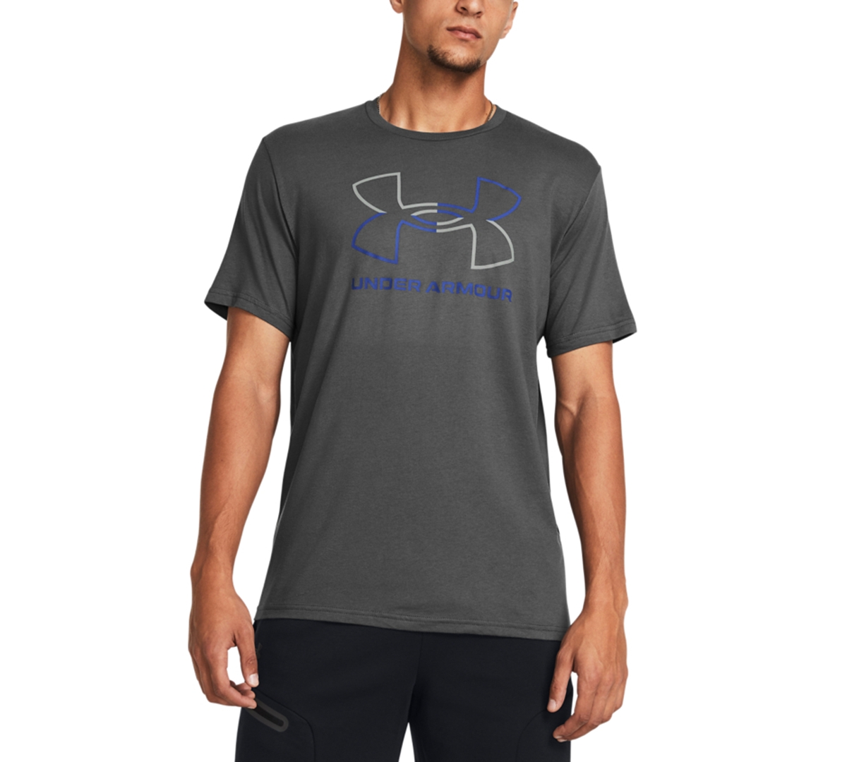 Under Armour Men's Gl Foundation Logo Graphic T-Shirt -royal/steel