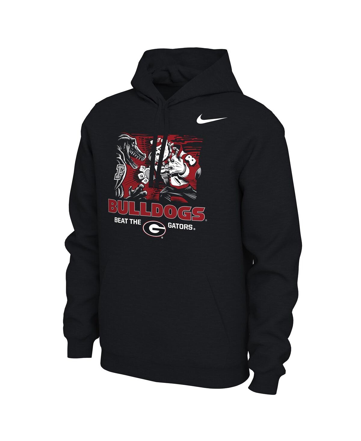 Men's NikeGeorgia Bulldogs Fl, Ga Rivalry Pullover Hoodie - Black