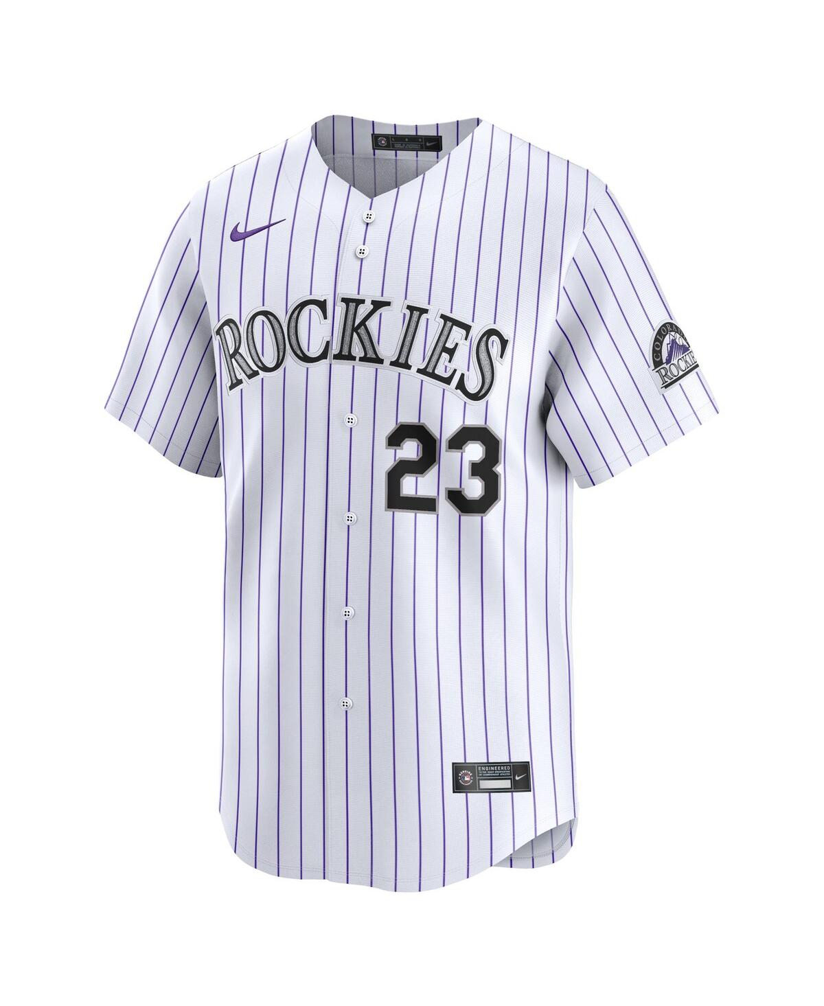 Men's Nike Kris BryantColorado Rockies Home Limited Player Jersey - White