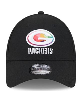 Men's Black Green Bay Packers 2023 NFL Crucial Catch 9FORTY Adjustable Hat