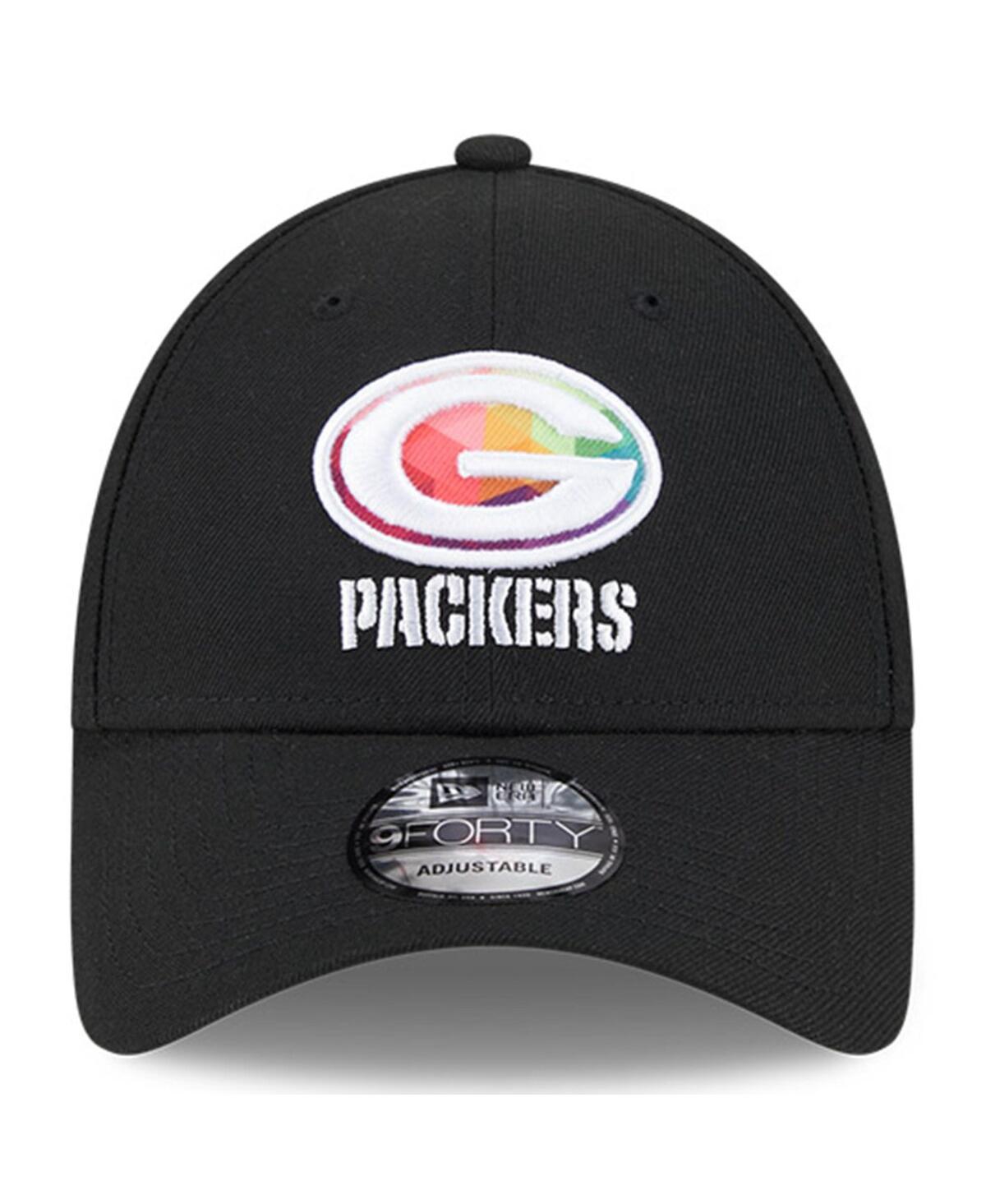 Men's New EraGreen Bay Packers 2023 Nfl Crucial Catch 9FORTY Adjustable Hat - Black