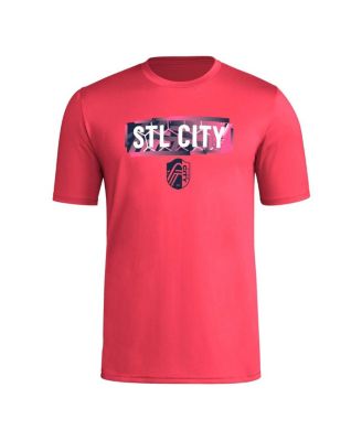 Men's Red St. Louis City SC Local Pop AEROREADY T-shirt