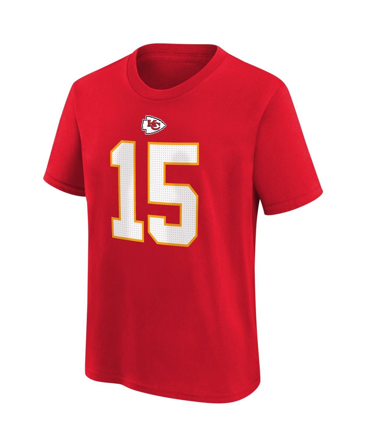 Big Boys Nike Patrick MahomesKansas City Chiefs Player Name and Number T-shirt - Red
