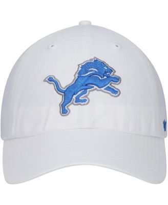 Men's White Detroit Lions Clean Up Adjustable Hat