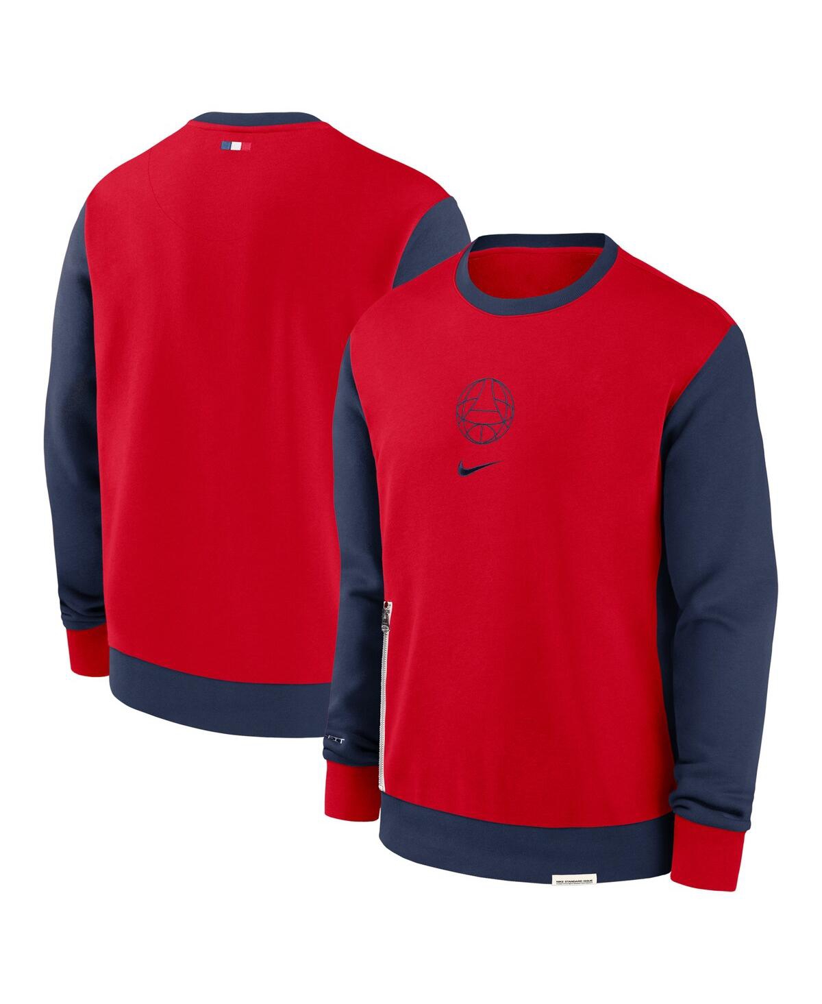 Nike Men's  Red Paris Saint-germain 2023/24 Standard Issue Travel Performance Pullover Sweatshirt