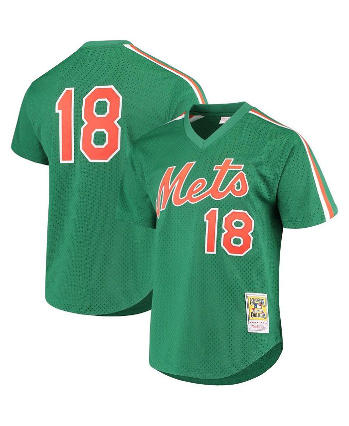 Maillot Vintage Mitchell & Ness Daryl Strawberry Mets #18 – Taille XL – Occasion Très Bon état