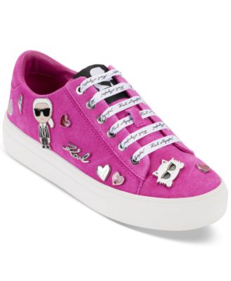 KARL LAGERFELD PARIS - Cate Pins Lace-Up Low-Top Sneakers