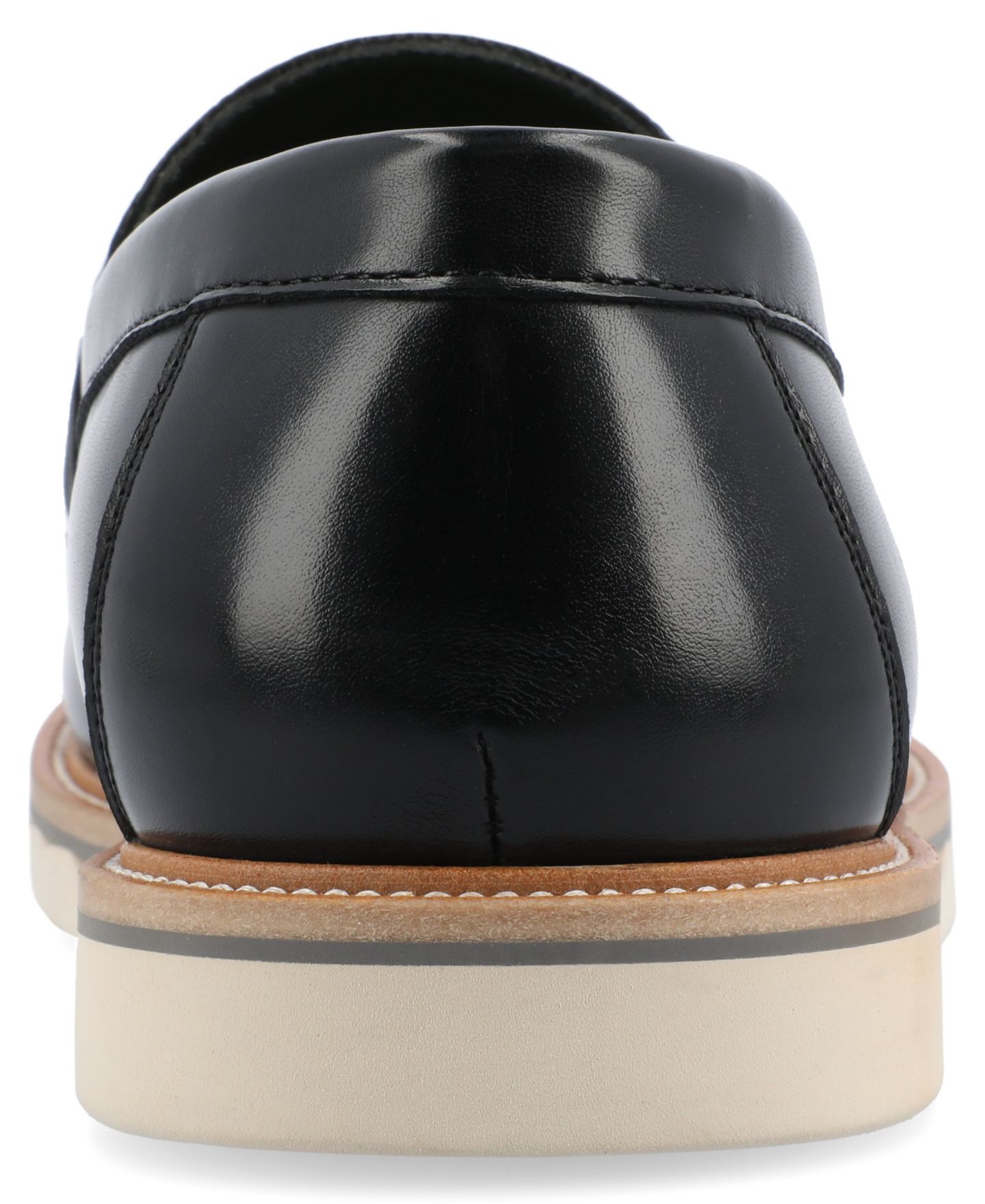 Мужские туфли Vance Co. Dallas Tru Comfort Foam Slip-On, цвет: Чёрный — фото 3