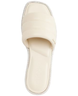 Bethea Quilted Slip-On Slide Sandals