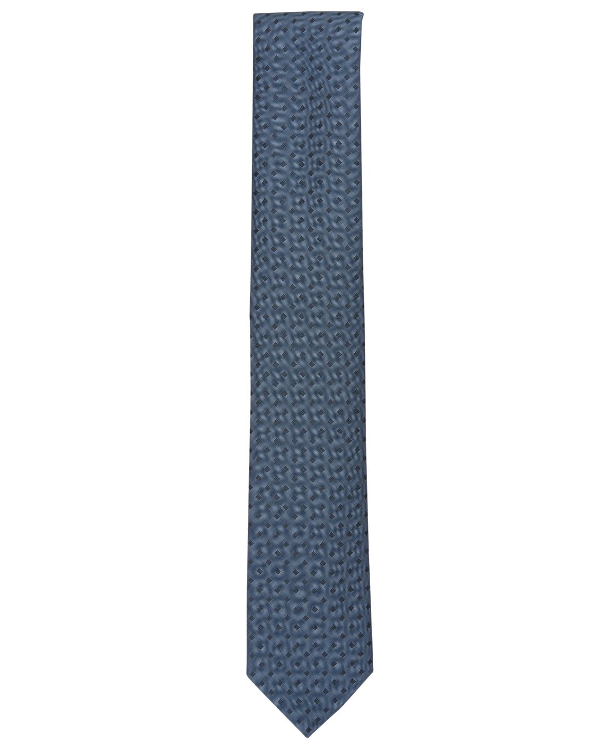 Shop Alfani Men's Dublin Dot Tie, Created For Macy's In Denim