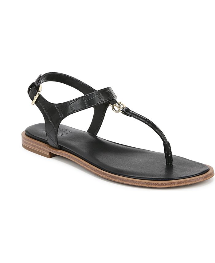 Naturalizer Lizzi T-Strap Flat Sandals - Macy's