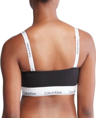 Calvin Klein Women's Modern Cotton Lightly Lined Bandeau Bralette QF7628