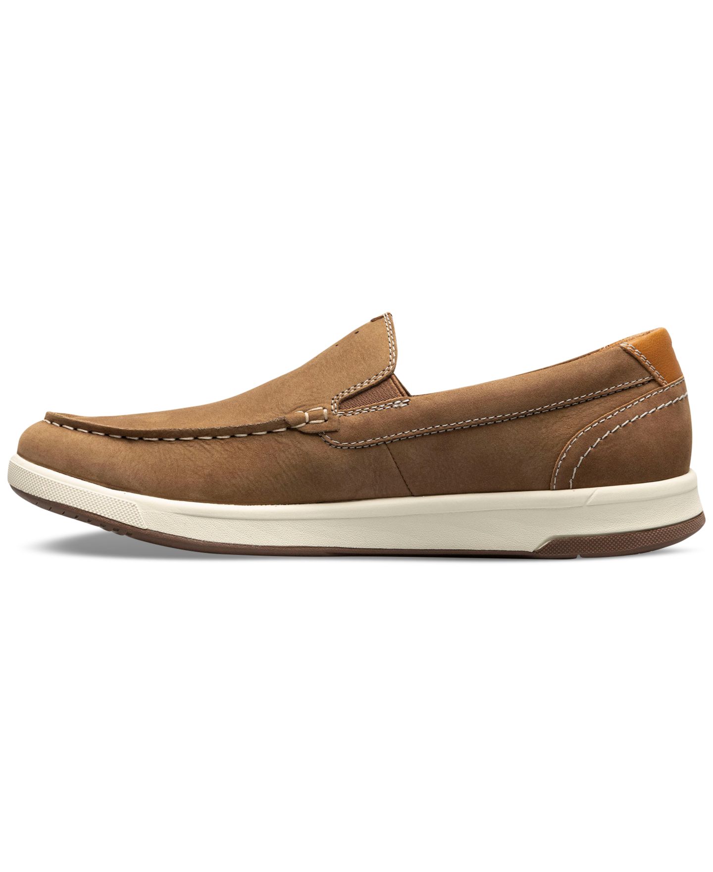 Мужские кроссовки Florsheim Crossover Moc Toe Slip On, цвет: Серо-бежевый — фото 5