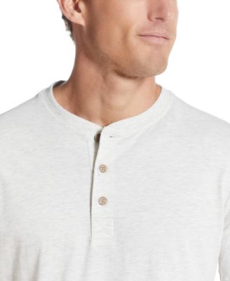 Men's Short Sleeve Melange Henley Shirt
