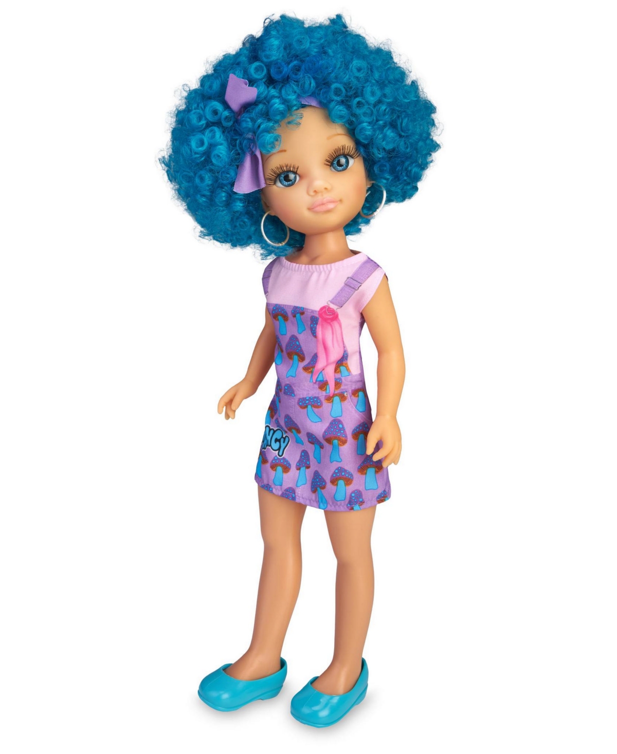 Nancy Curly Power Fashion Doll With Blue Hair In Multicolor