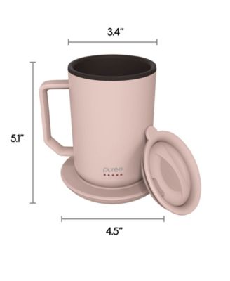Puree Warming Coffee Mug, 12 oz. Stainless Steel Coffee Mug with Mug Warmer Coaster and Lid&nbsp;