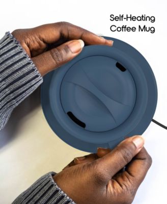Puree Warming Coffee Mug, 12 oz. Stainless Steel Coffee Mug with Mug Warmer Coaster and Lid&nbsp;