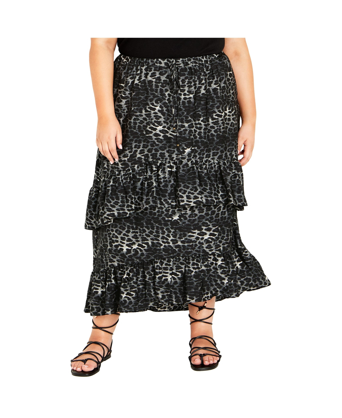 Plus Size Brinley Skirt - Brown