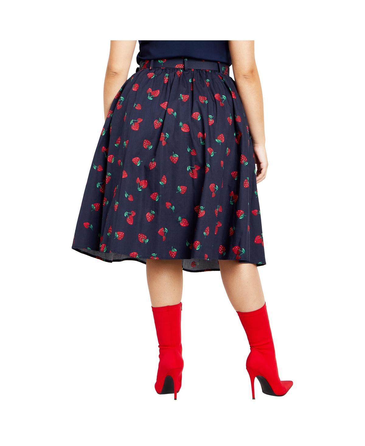 City Chic Women's Siena Midi Skirt