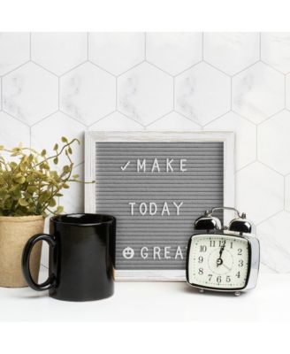 Bellamy 10" x 10" Wood Letter Board Set With Felt Facing