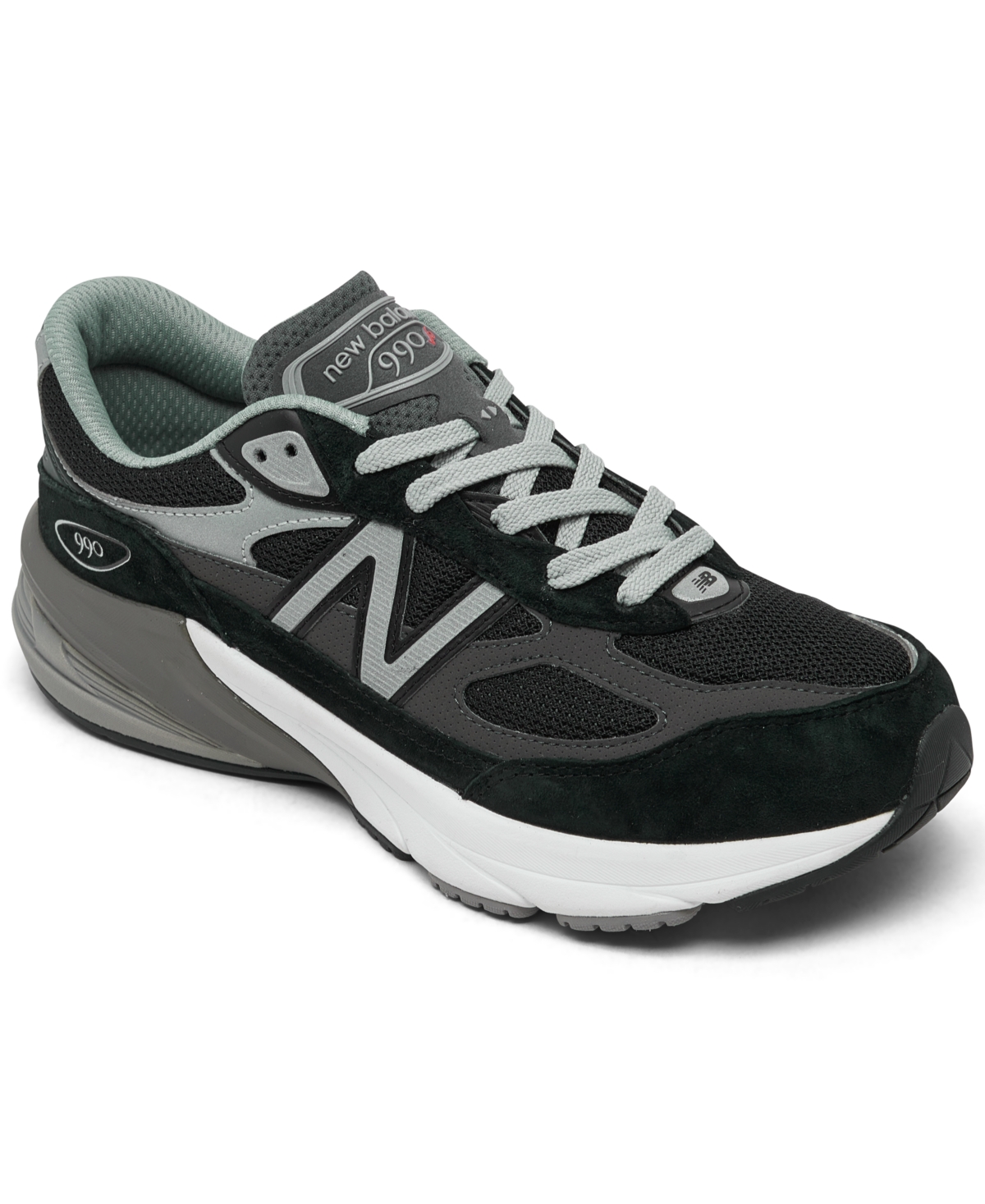 New Balance Big Kids 990 V6 Casual Sneakers From Finish Line In Black