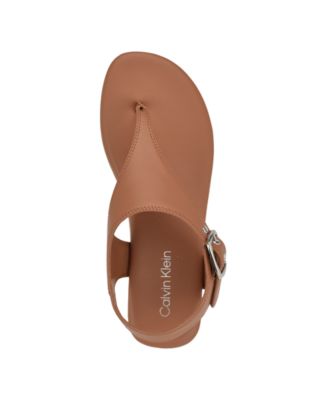 Women's Moraca Buckle T-Strap Flat Sandals